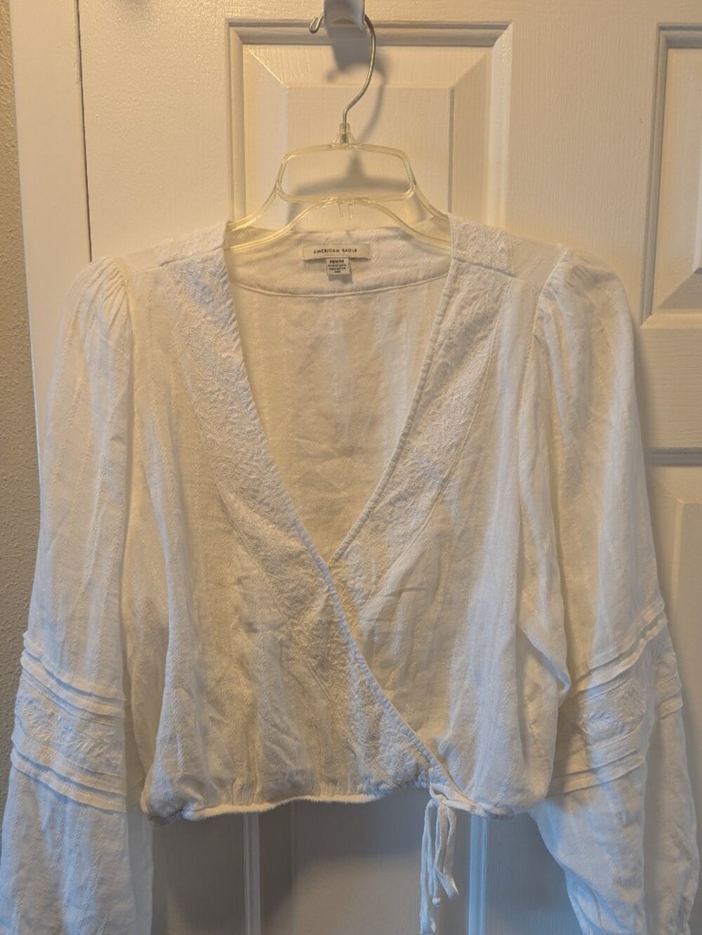 AE Crop Wrap top